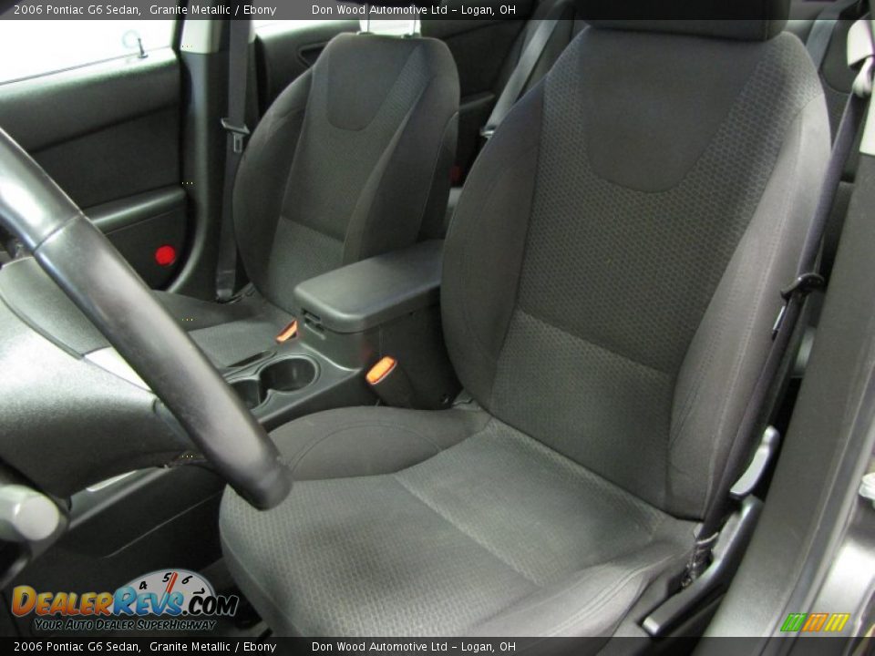 2006 Pontiac G6 Sedan Granite Metallic / Ebony Photo #4