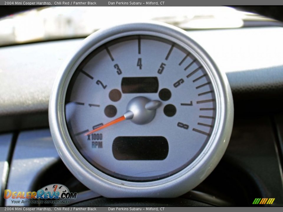 2004 Mini Cooper Hardtop Chili Red / Panther Black Photo #10