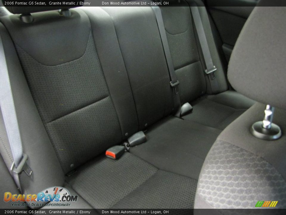2006 Pontiac G6 Sedan Granite Metallic / Ebony Photo #6