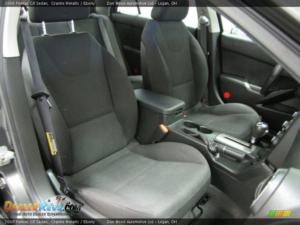 2006 Pontiac G6 Sedan Granite Metallic / Ebony Photo #7