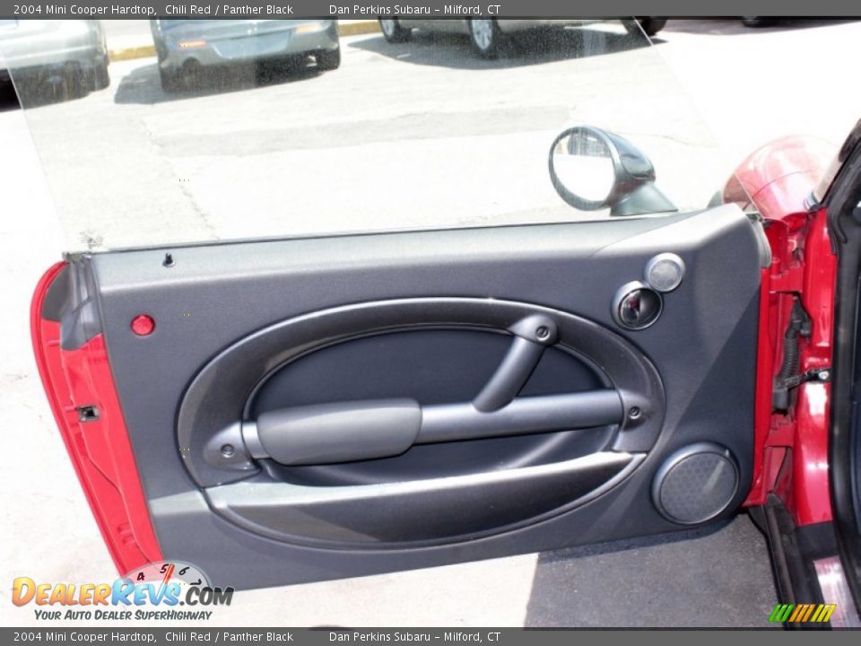 2004 Mini Cooper Hardtop Chili Red / Panther Black Photo #12