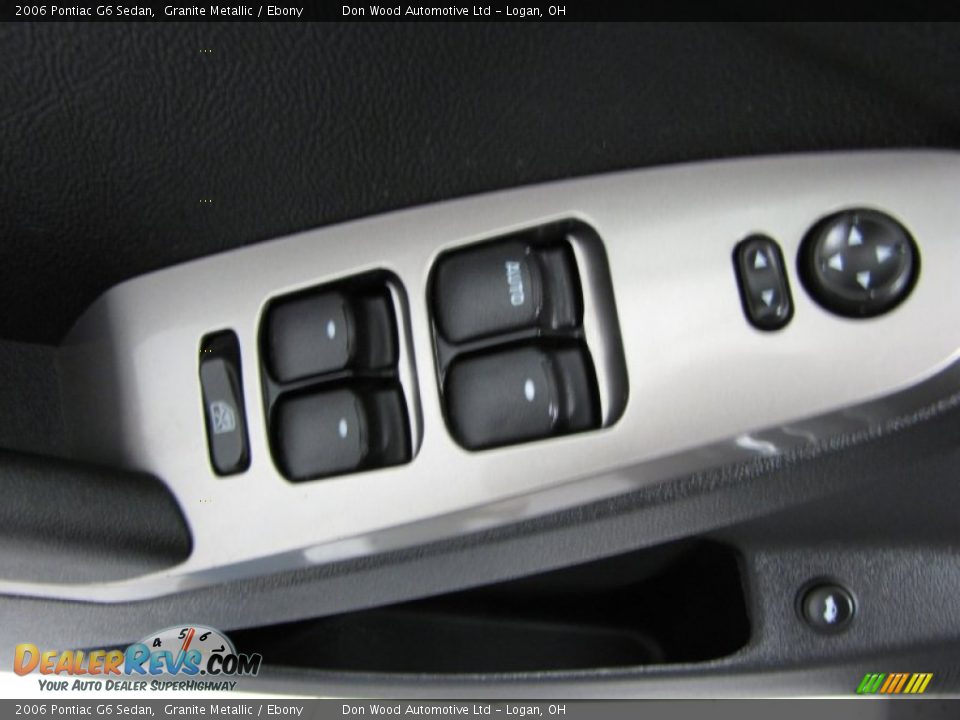2006 Pontiac G6 Sedan Granite Metallic / Ebony Photo #9