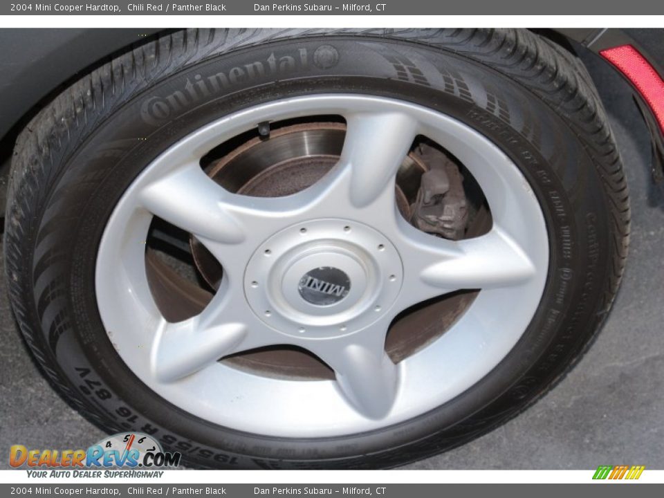 2004 Mini Cooper Hardtop Chili Red / Panther Black Photo #14