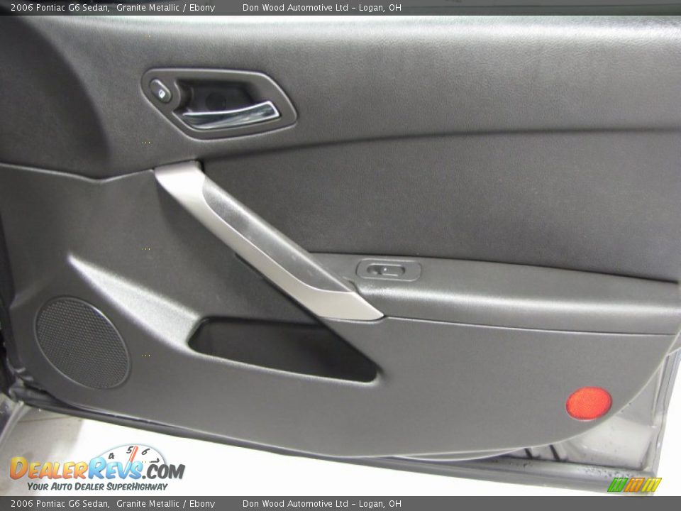 2006 Pontiac G6 Sedan Granite Metallic / Ebony Photo #12