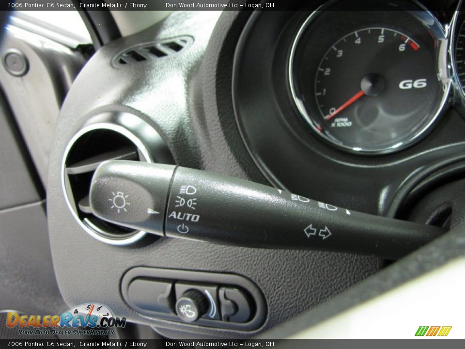 2006 Pontiac G6 Sedan Granite Metallic / Ebony Photo #17