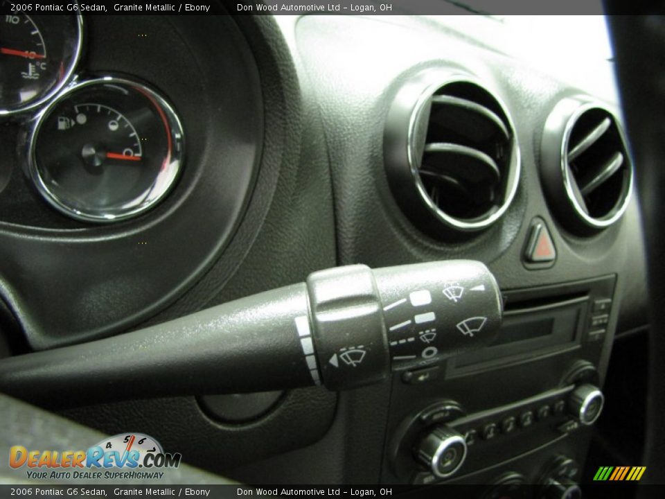 2006 Pontiac G6 Sedan Granite Metallic / Ebony Photo #18