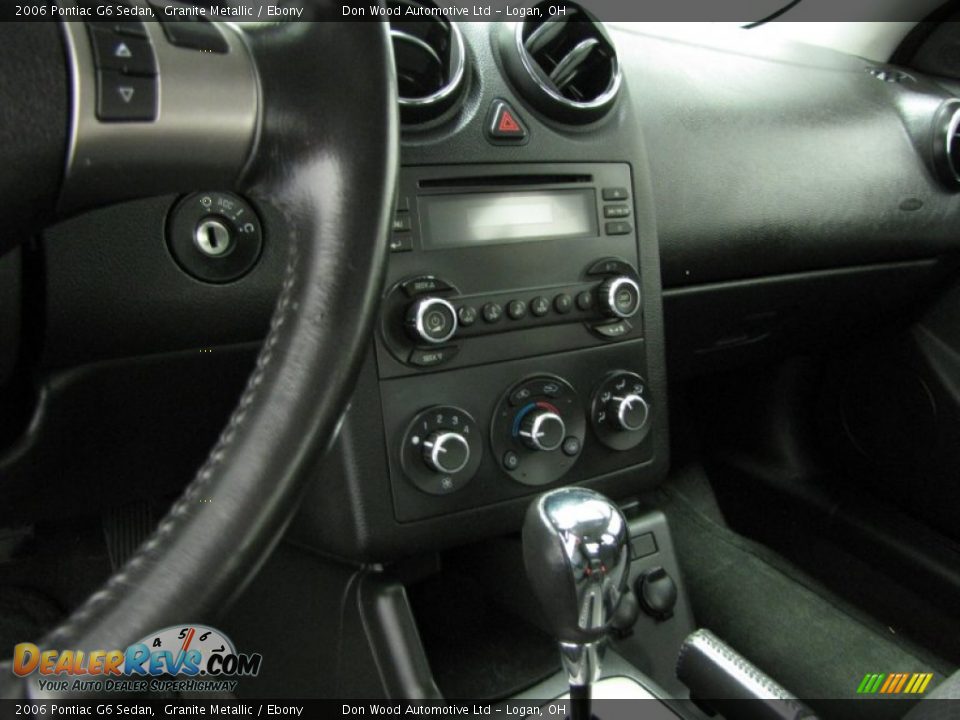 2006 Pontiac G6 Sedan Granite Metallic / Ebony Photo #22