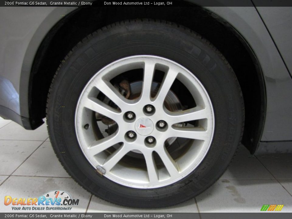 2006 Pontiac G6 Sedan Granite Metallic / Ebony Photo #23