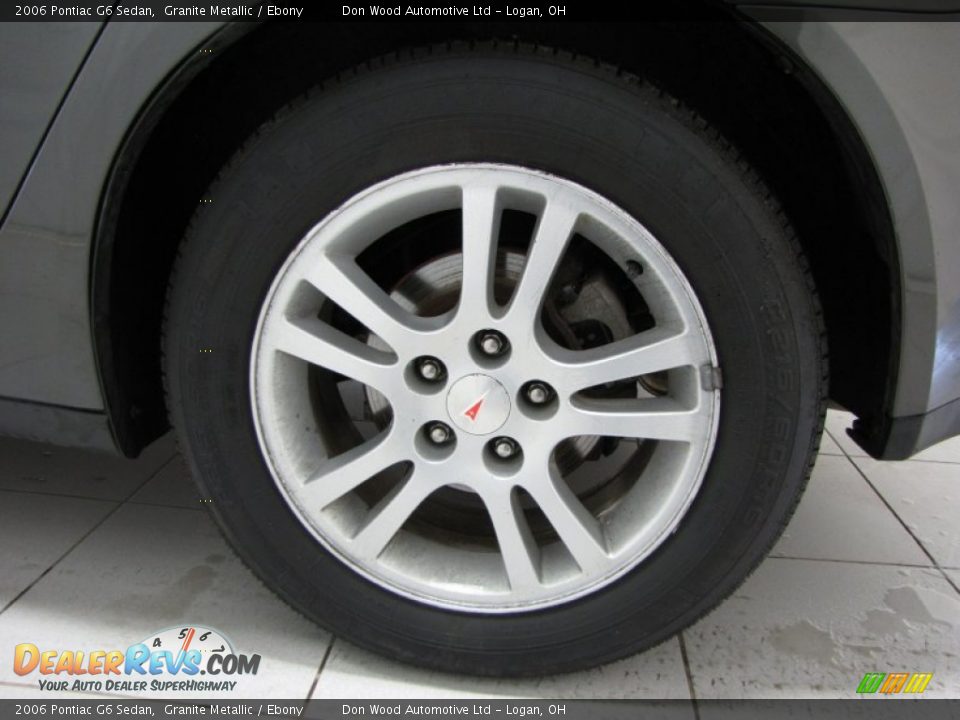 2006 Pontiac G6 Sedan Granite Metallic / Ebony Photo #24