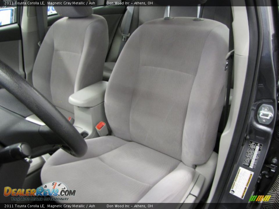 2011 Toyota Corolla LE Magnetic Gray Metallic / Ash Photo #6