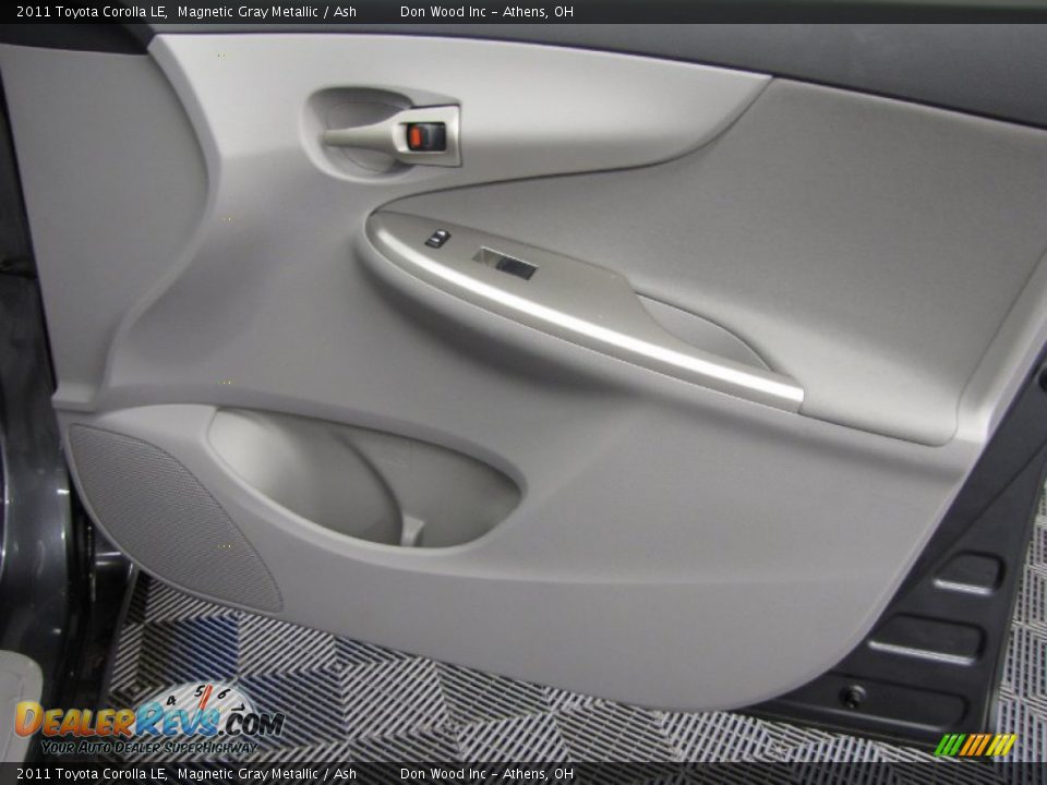 2011 Toyota Corolla LE Magnetic Gray Metallic / Ash Photo #12