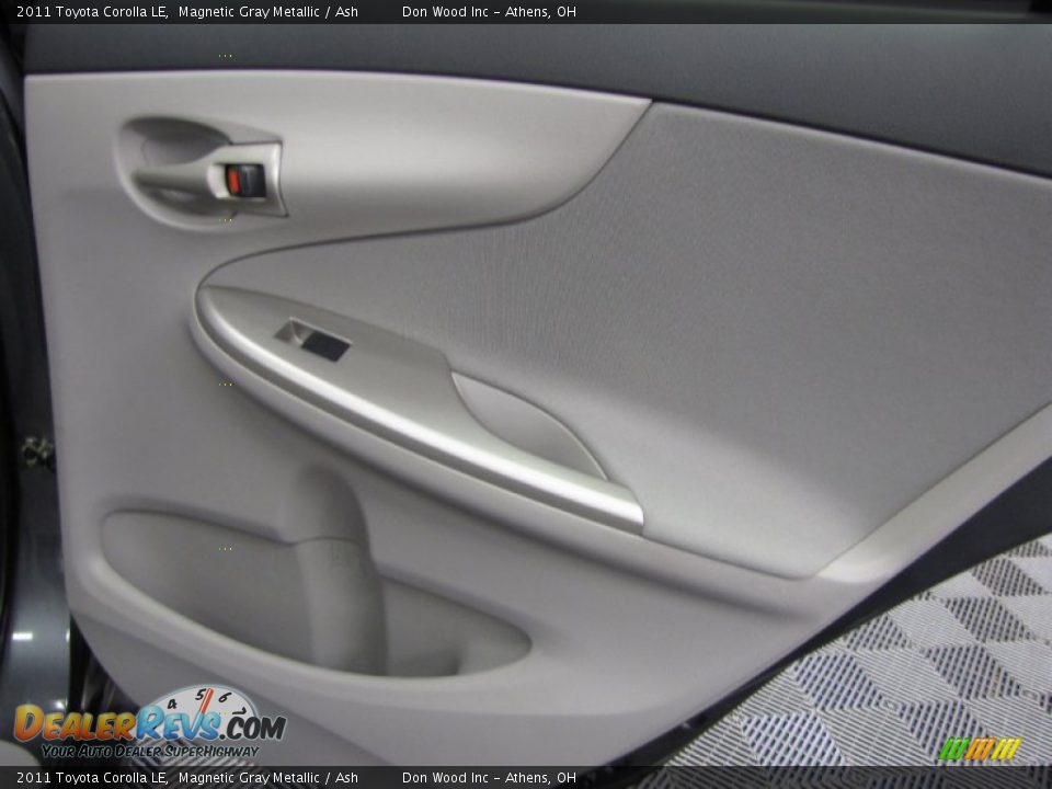 2011 Toyota Corolla LE Magnetic Gray Metallic / Ash Photo #13