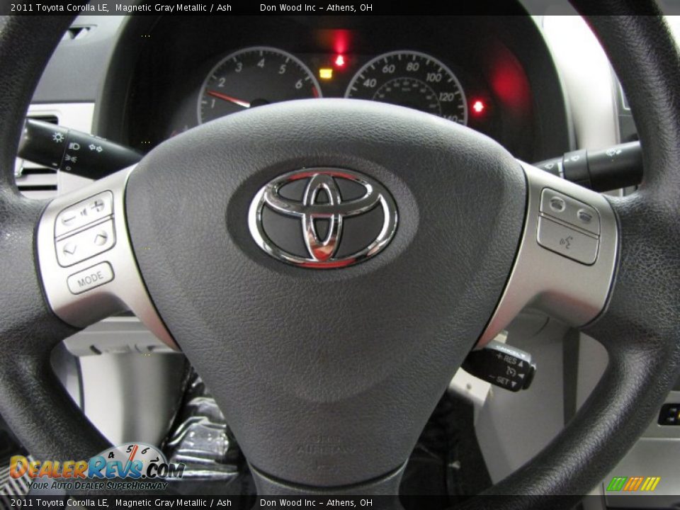 2011 Toyota Corolla LE Magnetic Gray Metallic / Ash Photo #14
