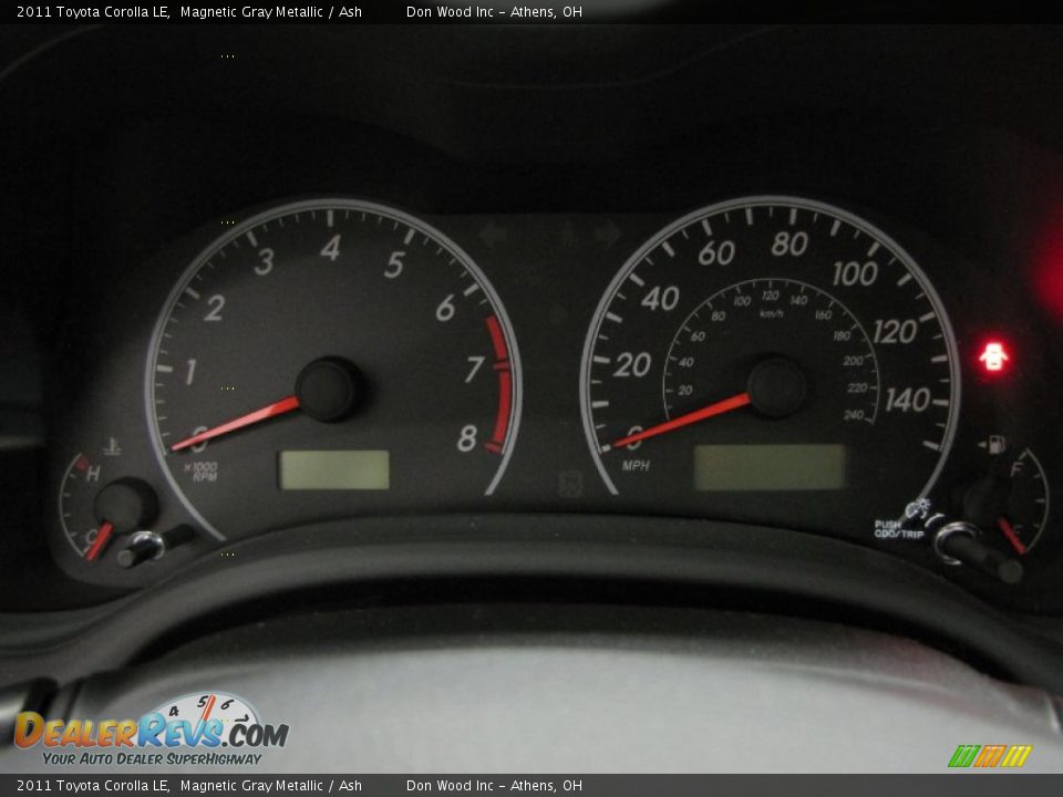 2011 Toyota Corolla LE Magnetic Gray Metallic / Ash Photo #20