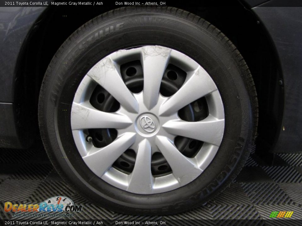2011 Toyota Corolla LE Magnetic Gray Metallic / Ash Photo #23