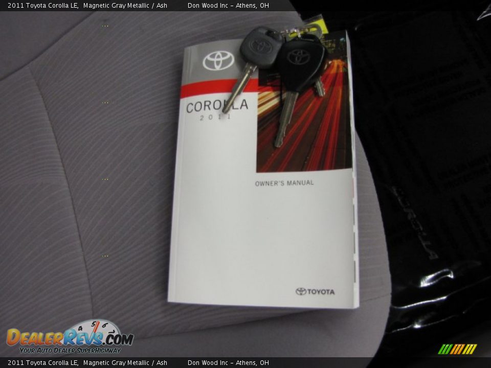 2011 Toyota Corolla LE Magnetic Gray Metallic / Ash Photo #27