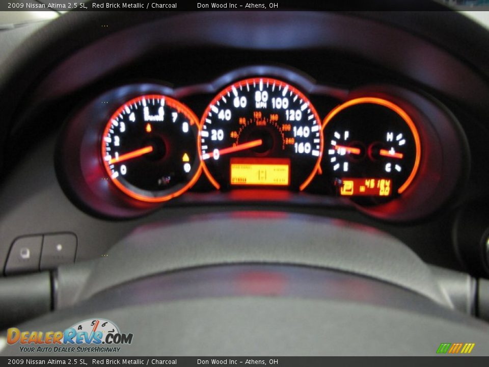 2009 Nissan Altima 2.5 SL Red Brick Metallic / Charcoal Photo #16