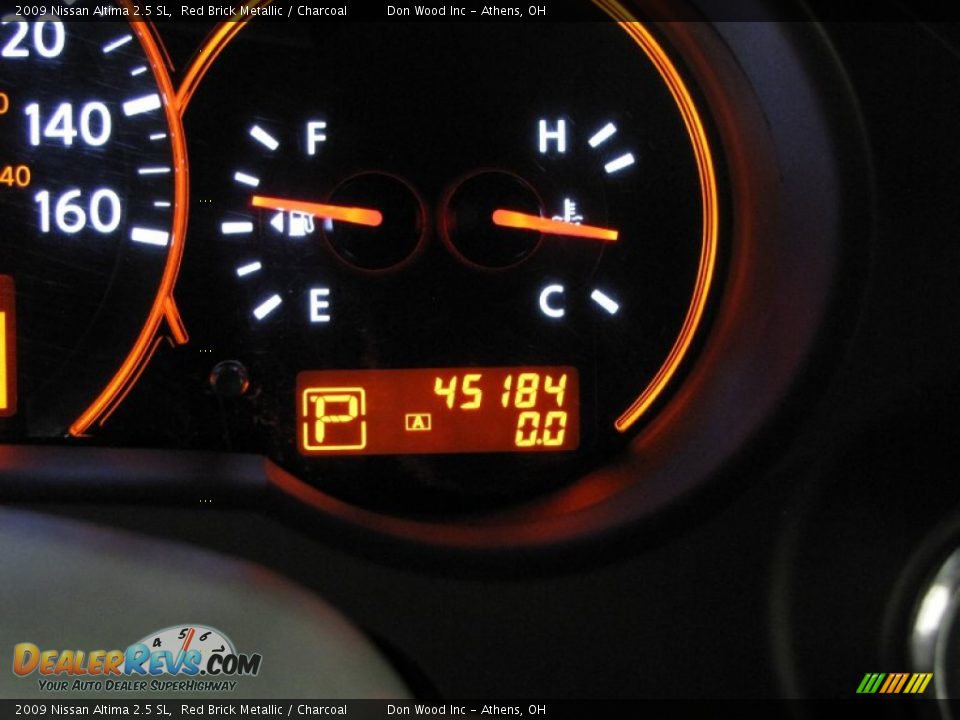 2009 Nissan Altima 2.5 SL Red Brick Metallic / Charcoal Photo #17