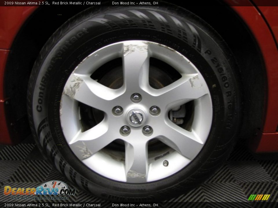 2009 Nissan Altima 2.5 SL Red Brick Metallic / Charcoal Photo #23