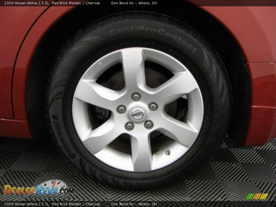 2009 Nissan Altima 2.5 SL Red Brick Metallic / Charcoal Photo #24