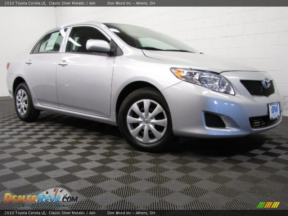 2010 Toyota Corolla LE Classic Silver Metallic / Ash Photo #1