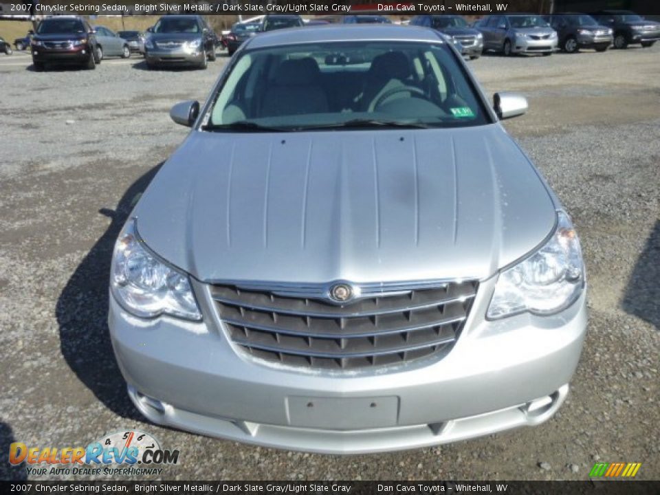 2007 Chrysler Sebring Sedan Bright Silver Metallic / Dark Slate Gray/Light Slate Gray Photo #2