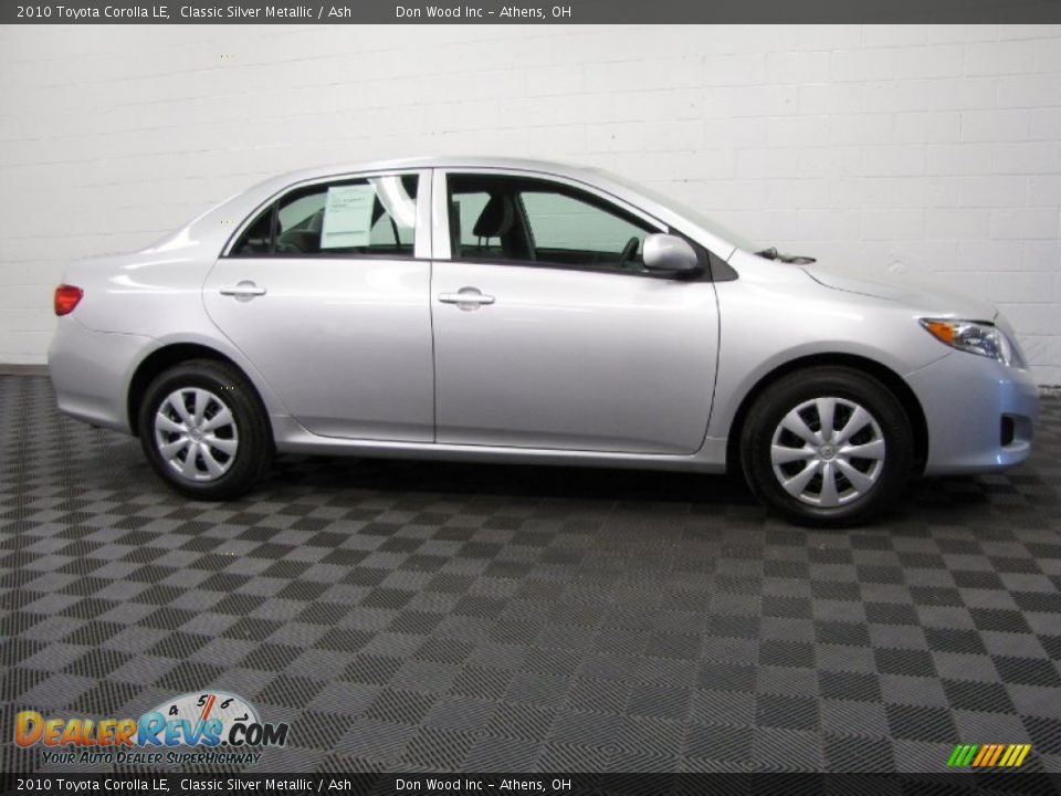 2010 Toyota Corolla LE Classic Silver Metallic / Ash Photo #3