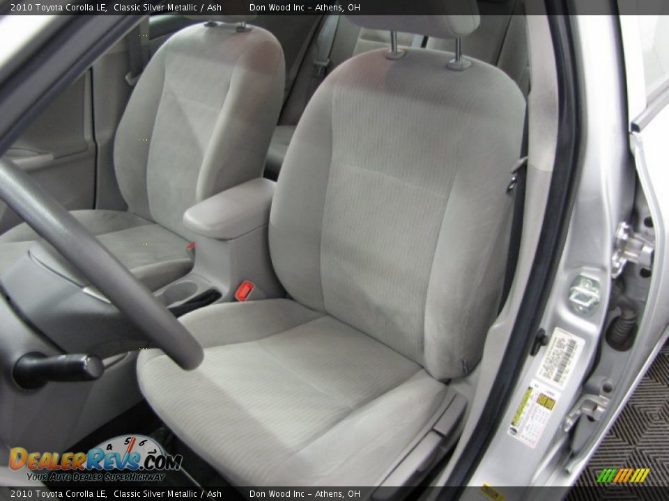 2010 Toyota Corolla LE Classic Silver Metallic / Ash Photo #6