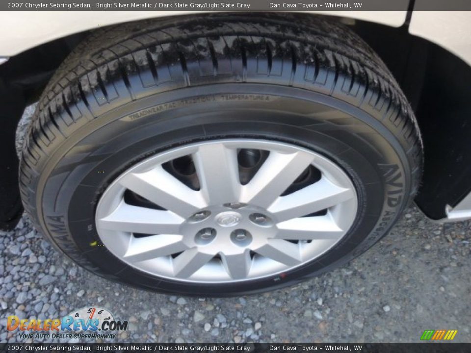 2007 Chrysler Sebring Sedan Bright Silver Metallic / Dark Slate Gray/Light Slate Gray Photo #8