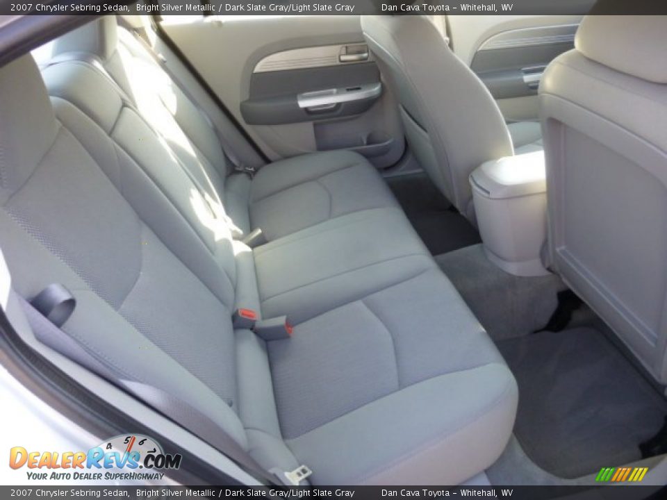 2007 Chrysler Sebring Sedan Bright Silver Metallic / Dark Slate Gray/Light Slate Gray Photo #10