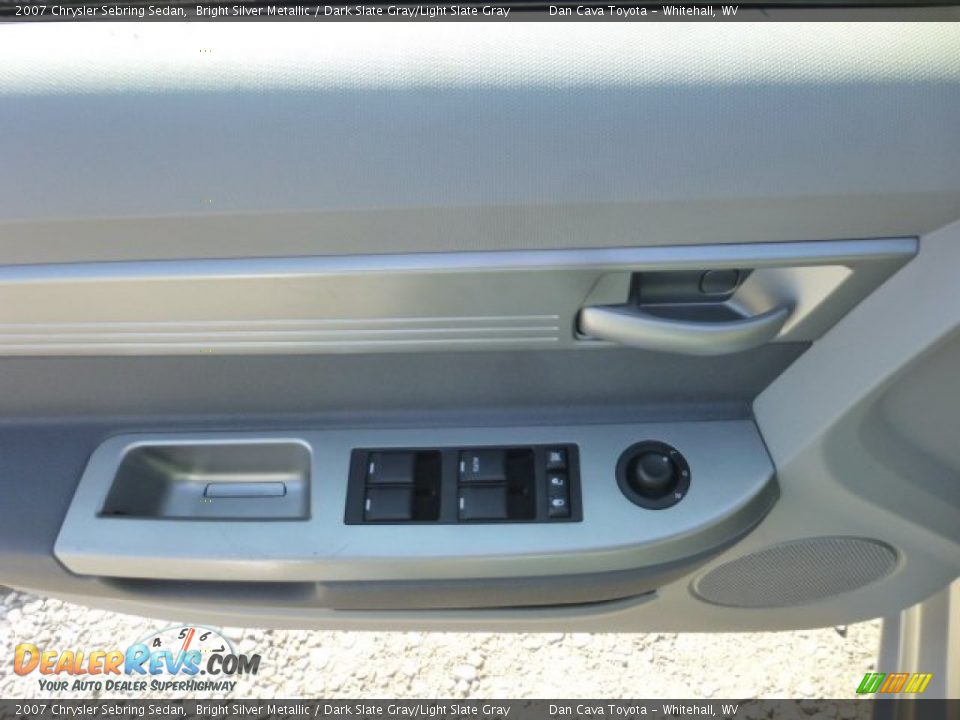 2007 Chrysler Sebring Sedan Bright Silver Metallic / Dark Slate Gray/Light Slate Gray Photo #13