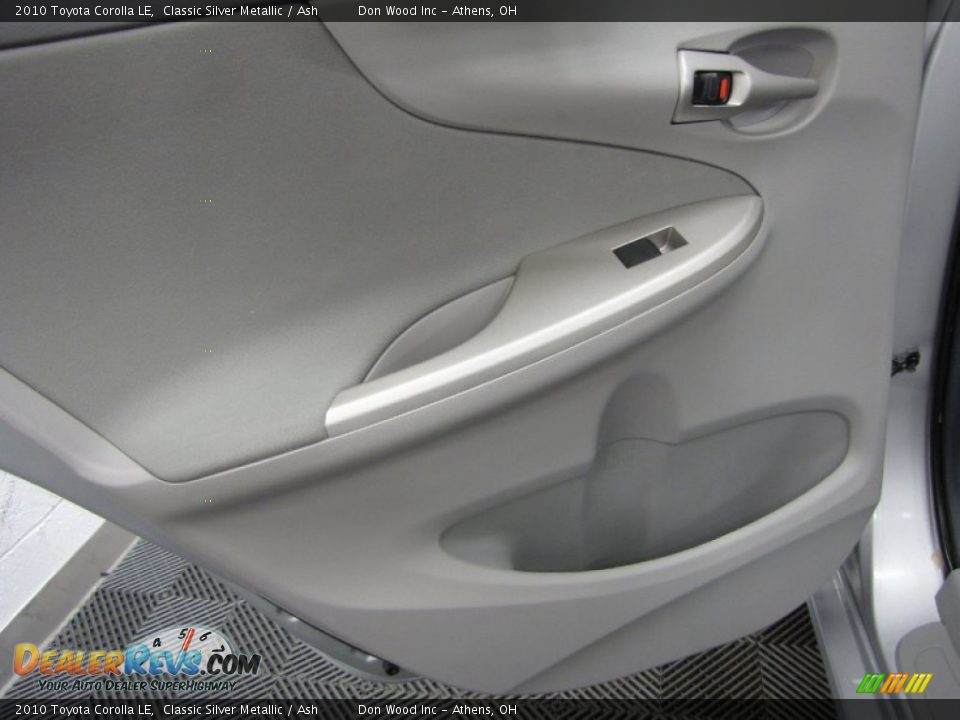 2010 Toyota Corolla LE Classic Silver Metallic / Ash Photo #12