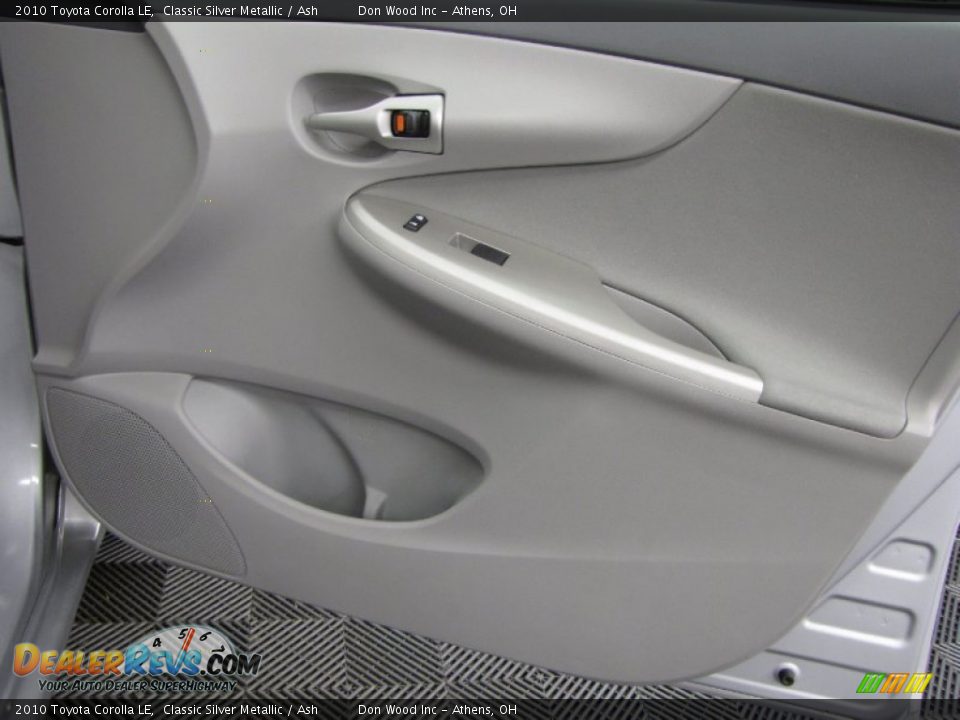 2010 Toyota Corolla LE Classic Silver Metallic / Ash Photo #14