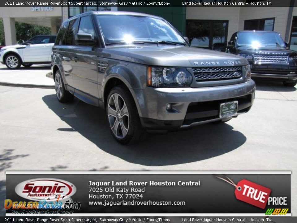 2011 Land Rover Range Rover Sport Supercharged Stornoway Grey Metallic / Ebony/Ebony Photo #1