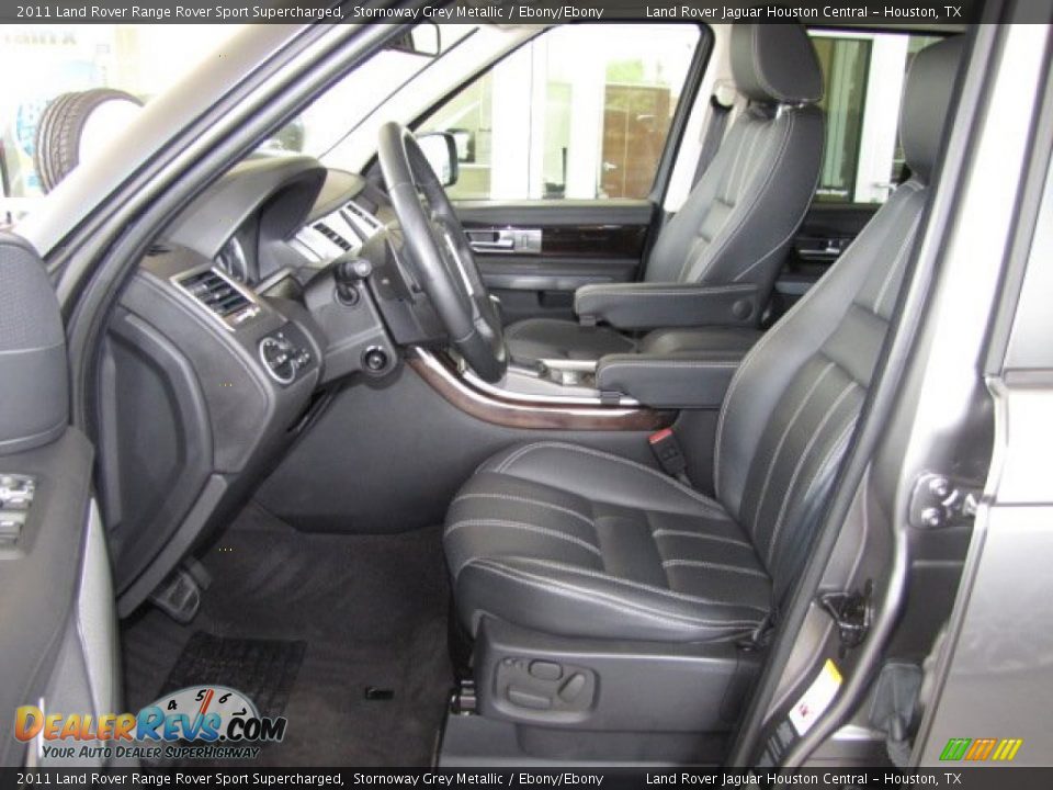 Ebony/Ebony Interior - 2011 Land Rover Range Rover Sport Supercharged Photo #2