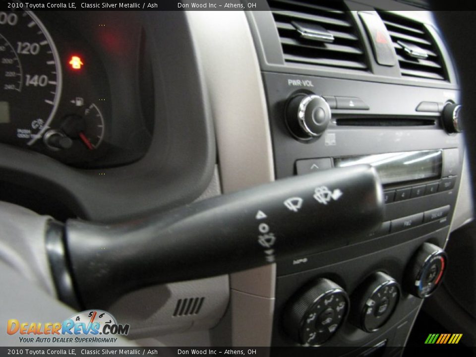 2010 Toyota Corolla LE Classic Silver Metallic / Ash Photo #17