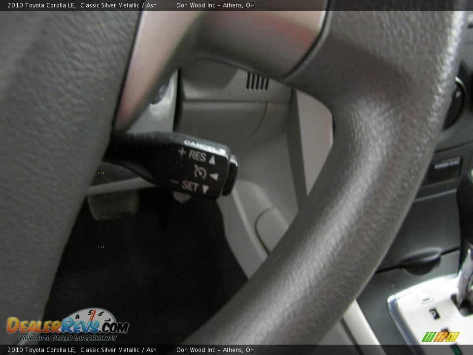 2010 Toyota Corolla LE Classic Silver Metallic / Ash Photo #18