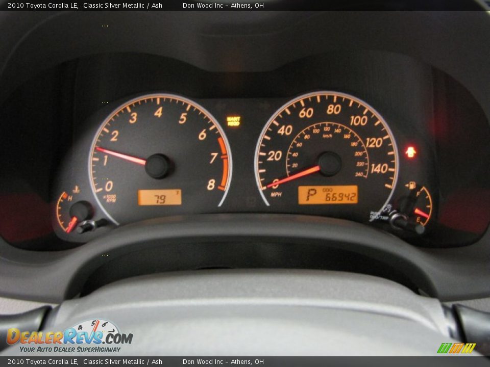 2010 Toyota Corolla LE Classic Silver Metallic / Ash Photo #19