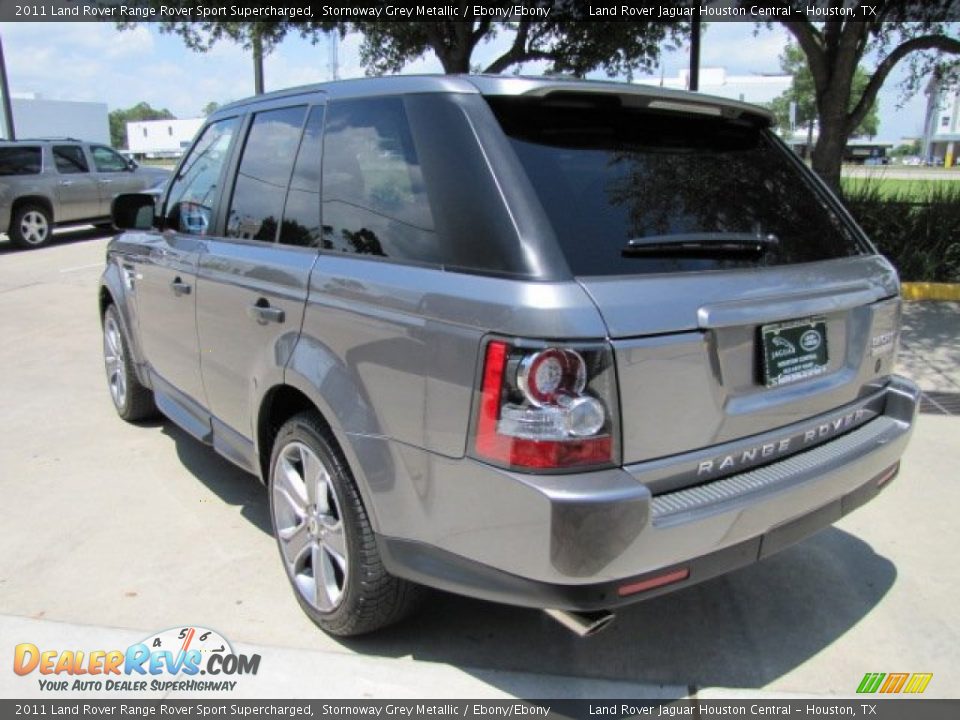 2011 Land Rover Range Rover Sport Supercharged Stornoway Grey Metallic / Ebony/Ebony Photo #8
