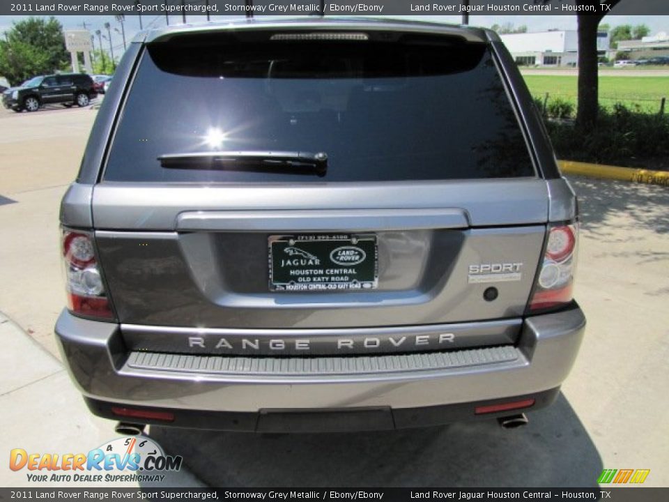 2011 Land Rover Range Rover Sport Supercharged Stornoway Grey Metallic / Ebony/Ebony Photo #9