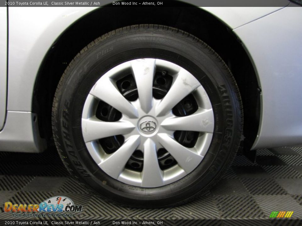 2010 Toyota Corolla LE Classic Silver Metallic / Ash Photo #23