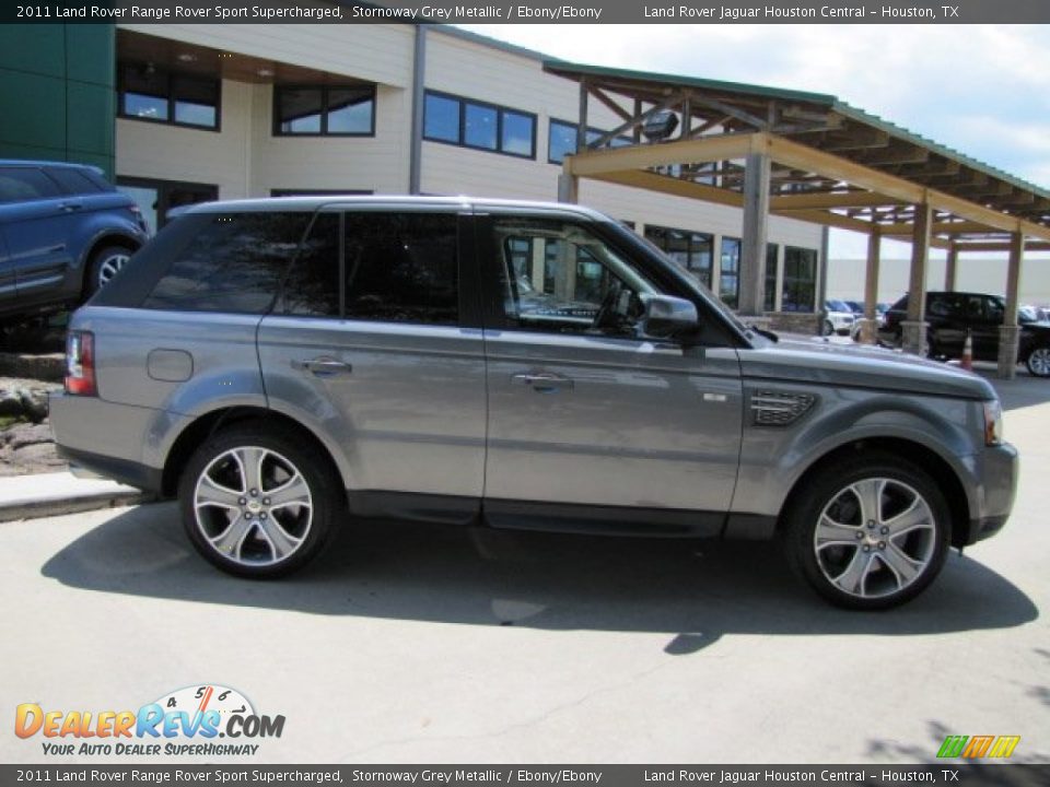 2011 Land Rover Range Rover Sport Supercharged Stornoway Grey Metallic / Ebony/Ebony Photo #11