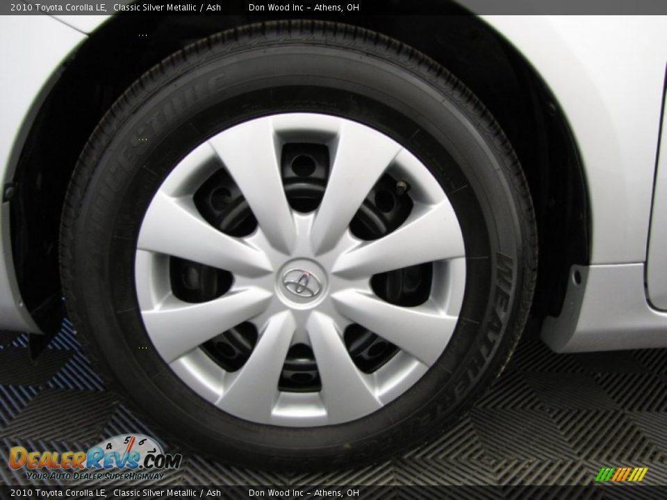2010 Toyota Corolla LE Classic Silver Metallic / Ash Photo #25