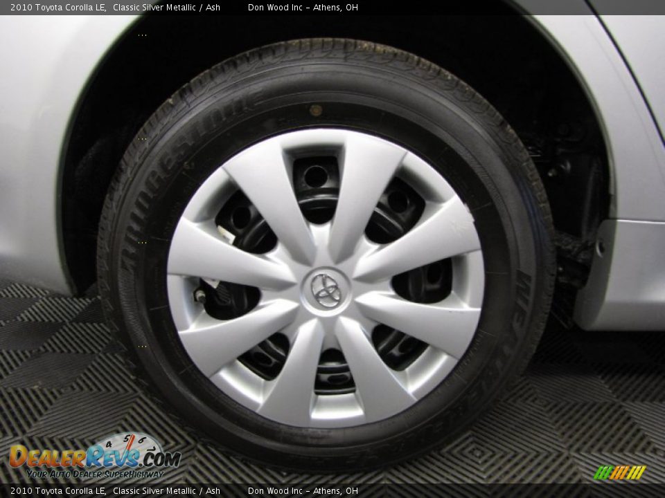 2010 Toyota Corolla LE Classic Silver Metallic / Ash Photo #26