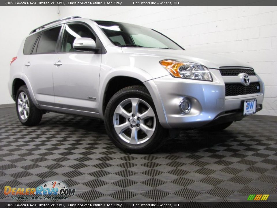 2009 Toyota RAV4 Limited V6 4WD Classic Silver Metallic / Ash Gray Photo #1