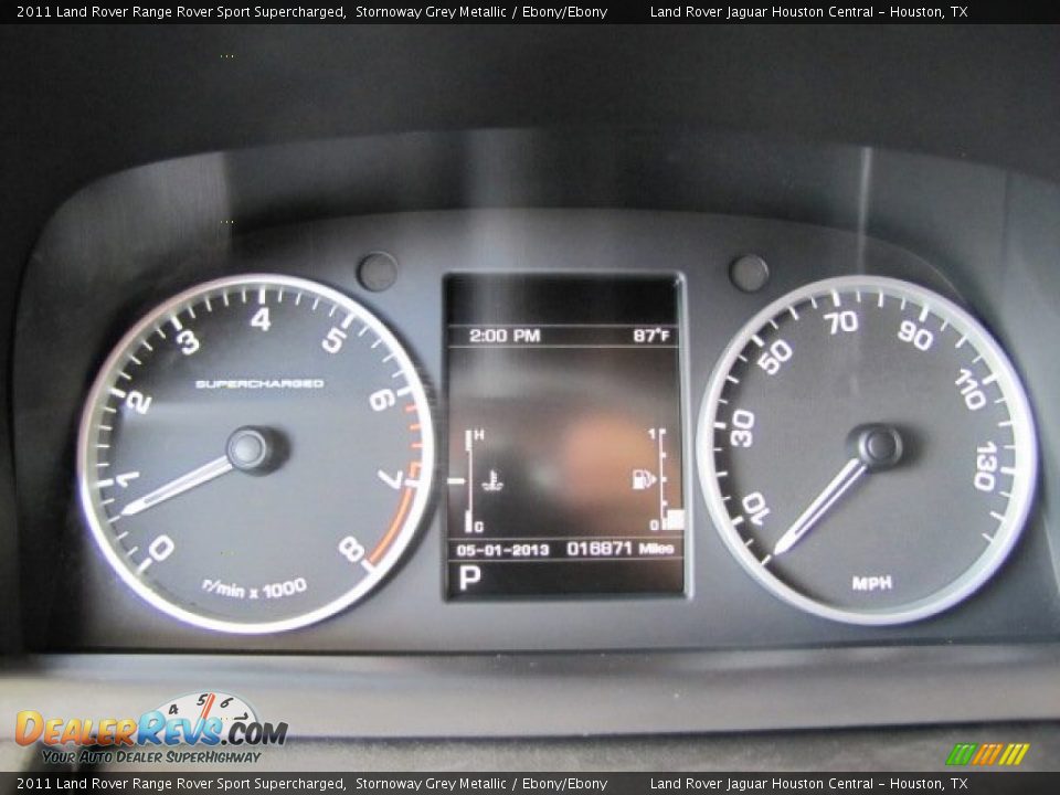 2011 Land Rover Range Rover Sport Supercharged Gauges Photo #15