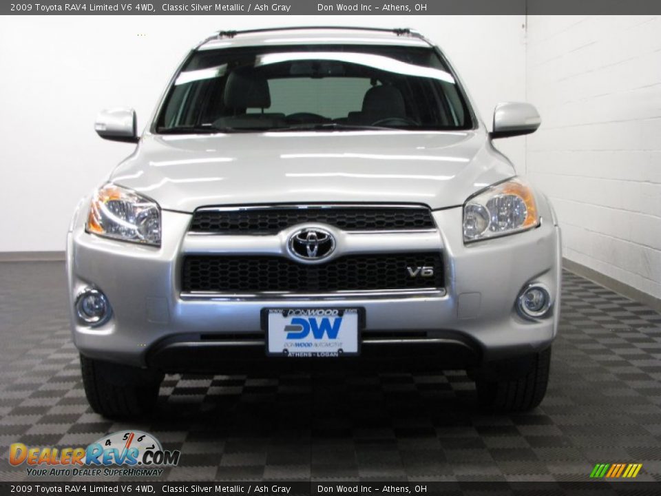 2009 Toyota RAV4 Limited V6 4WD Classic Silver Metallic / Ash Gray Photo #2