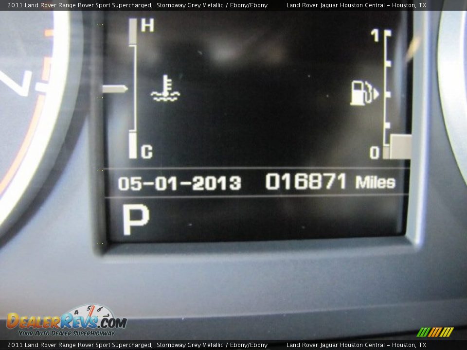 2011 Land Rover Range Rover Sport Supercharged Stornoway Grey Metallic / Ebony/Ebony Photo #16