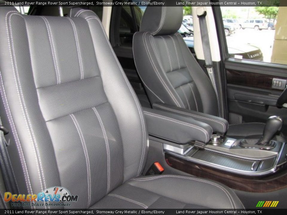 Ebony/Ebony Interior - 2011 Land Rover Range Rover Sport Supercharged Photo #25
