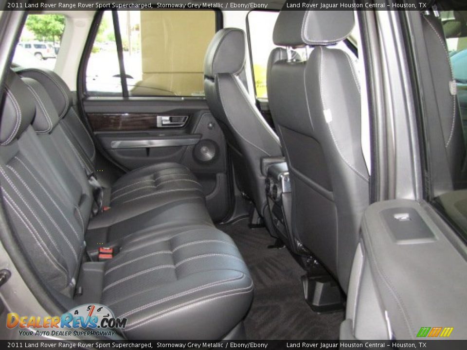 Rear Seat of 2011 Land Rover Range Rover Sport Supercharged Photo #26